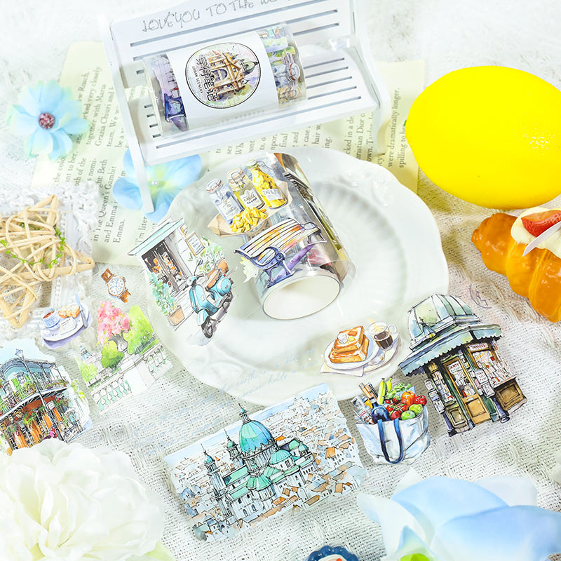 Travel notes PET Tape for journaling, scrapbooking and collage