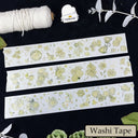 5.5cm*100cm Lush Greenery Washi/Self-adhesive/Shell Light PET Tape