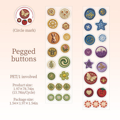 Needle Thread Series Die Cutting PET Tape