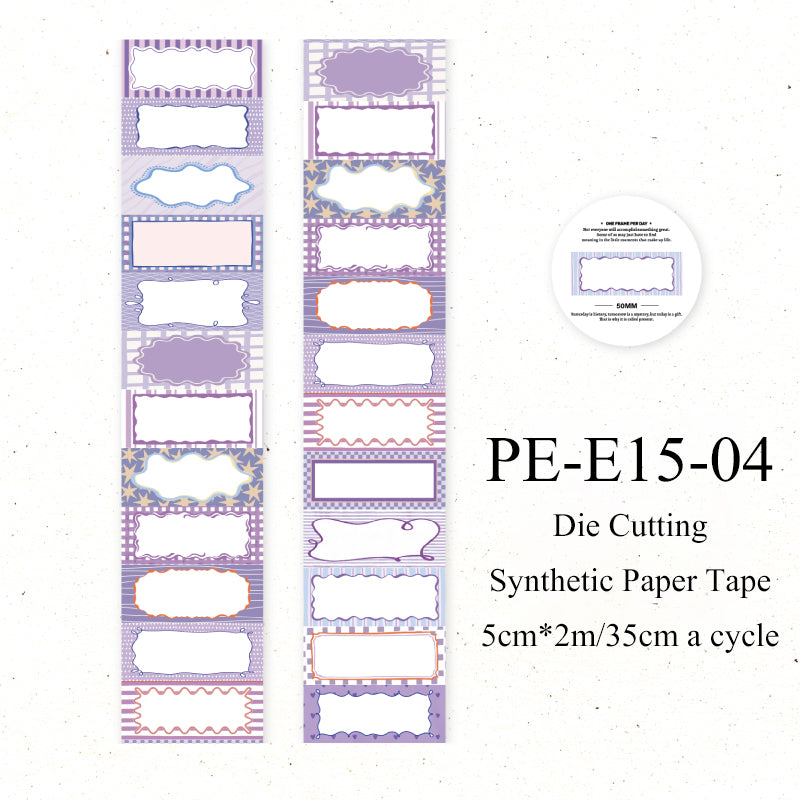 Notes from Salt Island Die Cutting Synthetic Paper Tape