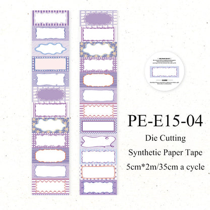 Notes from Salt Island Die Cutting Synthetic Paper Tape