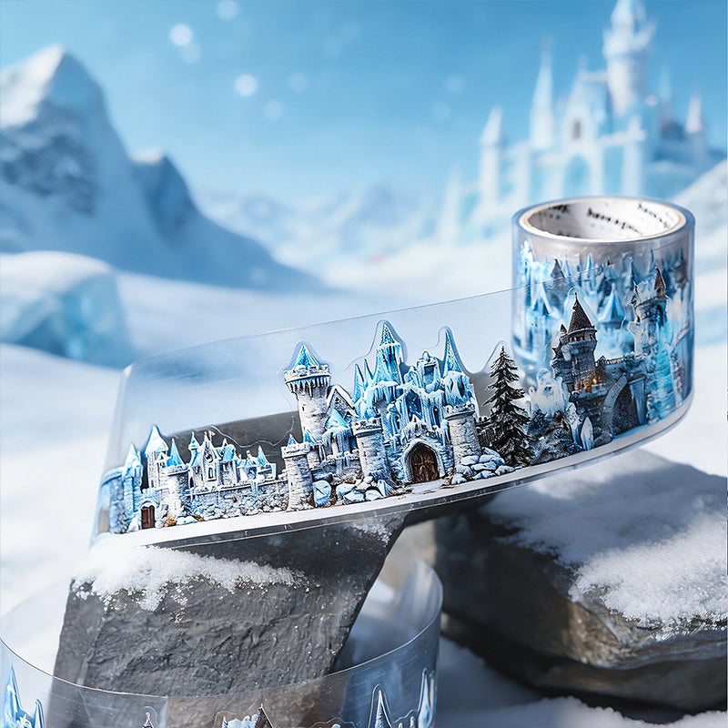 Fairy Tales Castles Series Die Cutting PET Tape