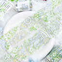 Green Garden Shell Silver PET Tape