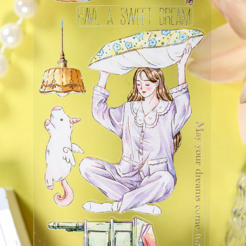 6cm*100cm Home Alone Diary Shell Light PET Tape featuring home, and light designs for journaling, scrapbooking and collage