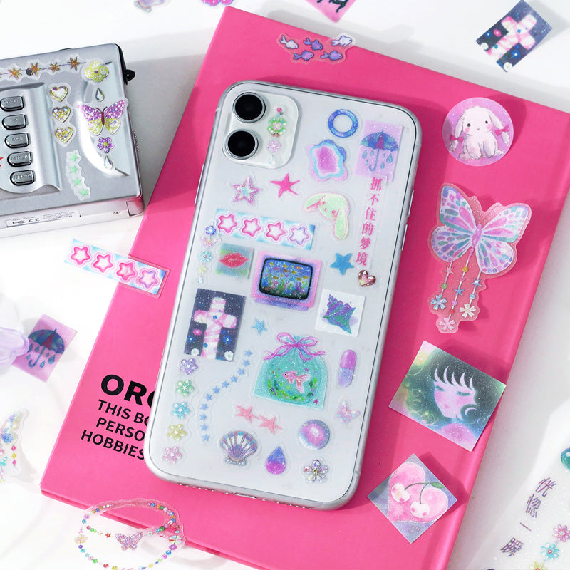 Daydreaming Series Sticker featuring dream designs for journaling, scrapbooking and collage