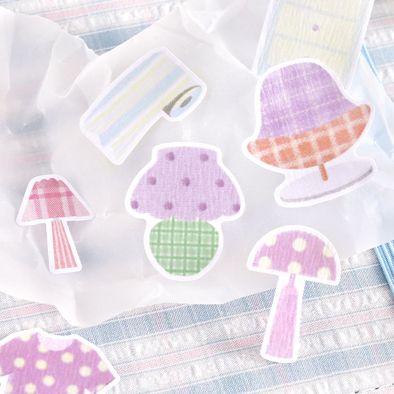 Fabric Daily Series Sticker for journaling, scrapbooking and collage