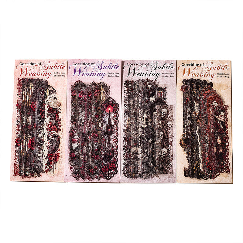 Corridor Of Sultle Weaving Series Sticker for journaling, scrapbooking and collage