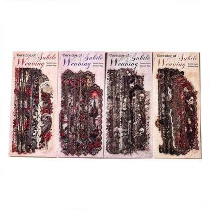 Corridor Of Sultle Weaving Series Sticker for journaling, scrapbooking and collage