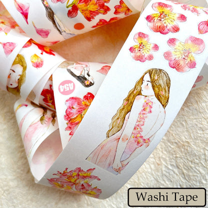 5cm*166cm Complexion Die Cutting Washi/PET/Fog PET Tape