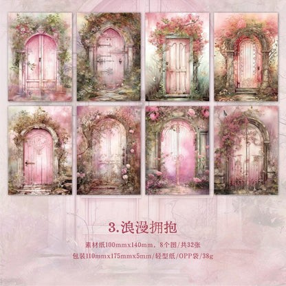 Embrace Of Flowers Material Paper