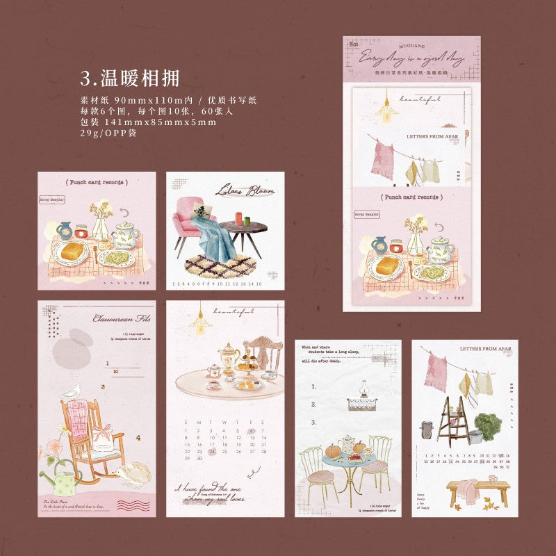Trivial Daily Moments Material Paper