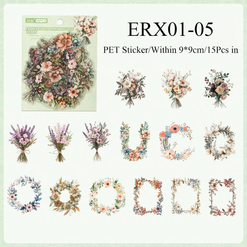 Retro Floral Sticker
