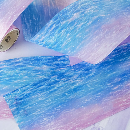 Clear Water Series PET Tape for journaling, scrapbooking and collage