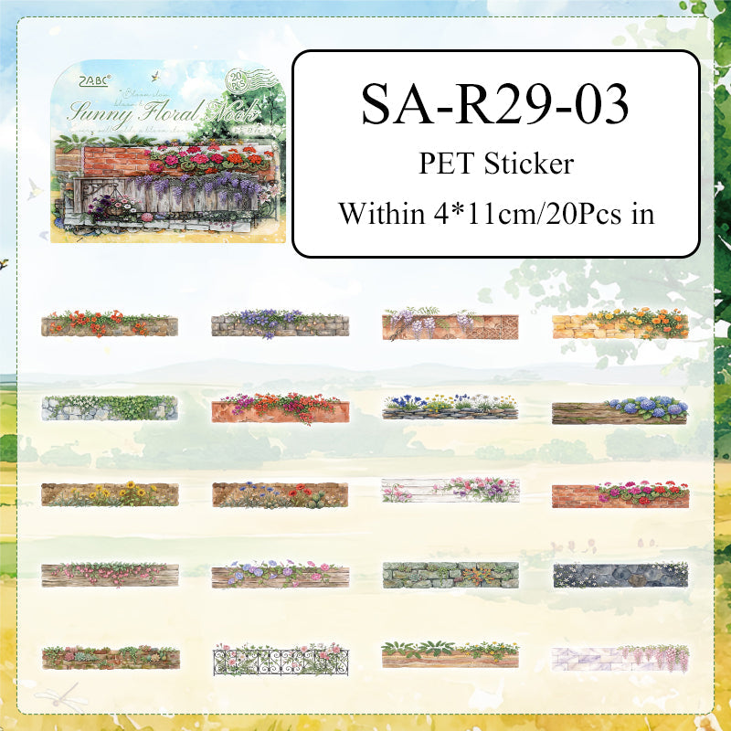 Flower Wall Sermon Series Sticker