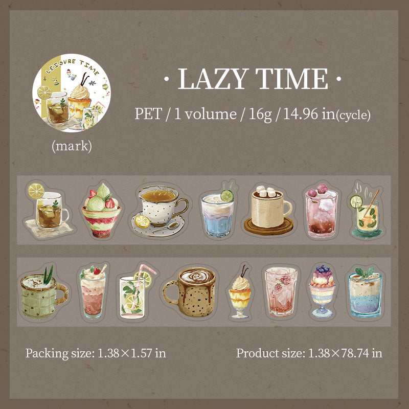 Leisure Moments Series Die Cutting PET Tape