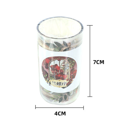 Lan Butterfly Sequence PET Tape featuring butterfly designs for journaling, scrapbooking and collage