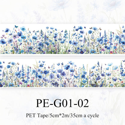 Words In The Flowers Series PET Tape