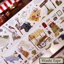 6cm*100cm Leisurely Enjoyment Die Cutting Washi/PET/Fog PET Tape