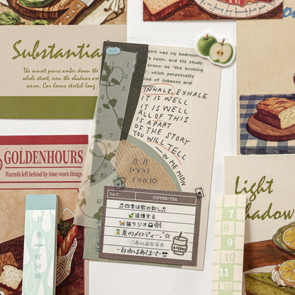 Time Story Series Sticker Book featuring book designs for journaling, scrapbooking and collage