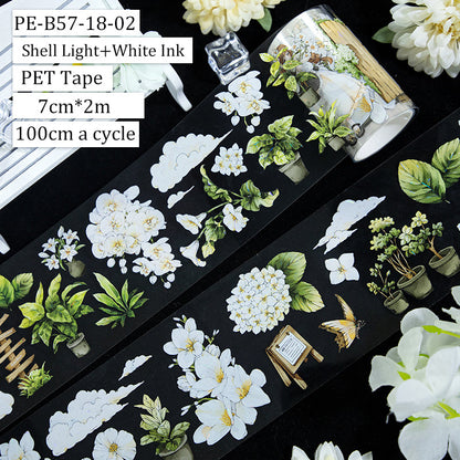 Small Garden Die Cutting Washi/Shell Light PET Tape