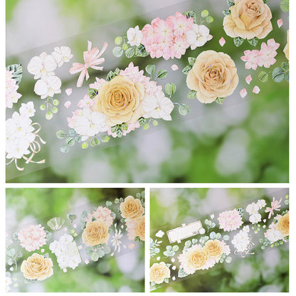 6cm*100cm Three Parts Sugar Shell Light PET Tape