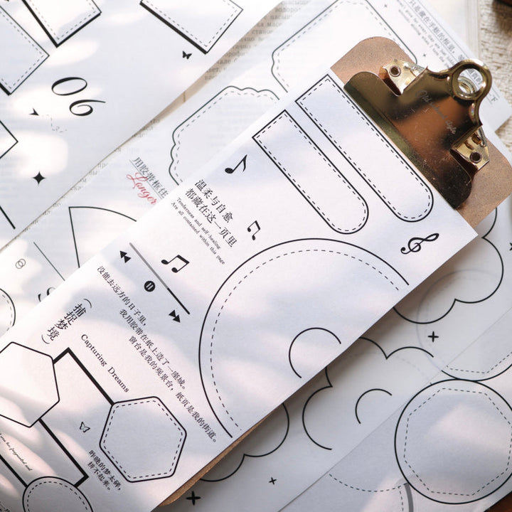 10.5cm*200cm Grid memory Die Cutting Washi/PET Tape for journaling, scrapbooking and collage
