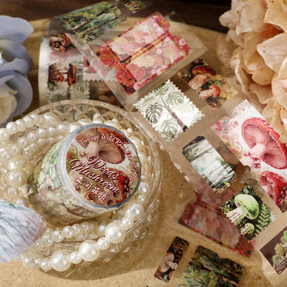 Wild Rose Series Die Cutting Self-adhesive Tape featuring rose designs for journaling, scrapbooking and collage