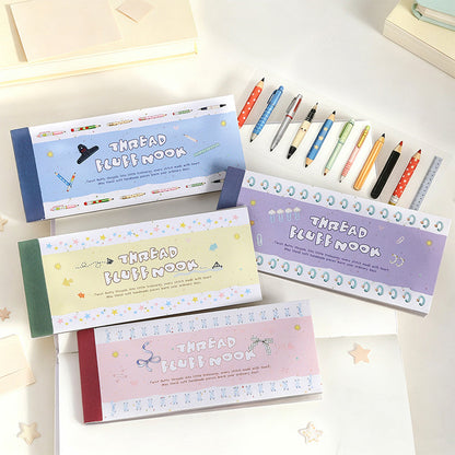 Line Flannel Shop Series Sticker Book featuring book, and shop designs for journaling, scrapbooking and collage