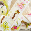 Whole Roll 6cm*5m Appearance Die Cutting Washi/PET/Fog PET Tape