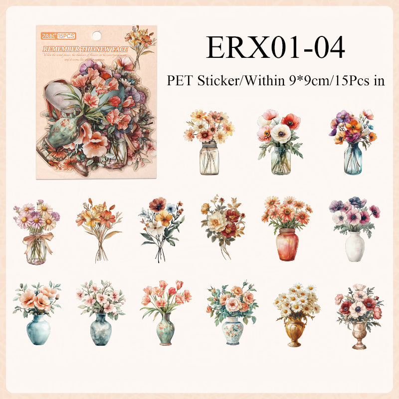 Retro Floral Sticker