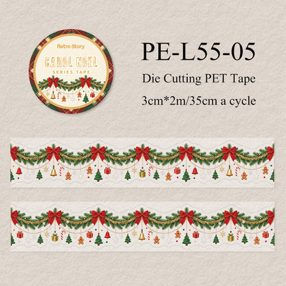 Christmas Celebration Series Die Cutting PET Tape