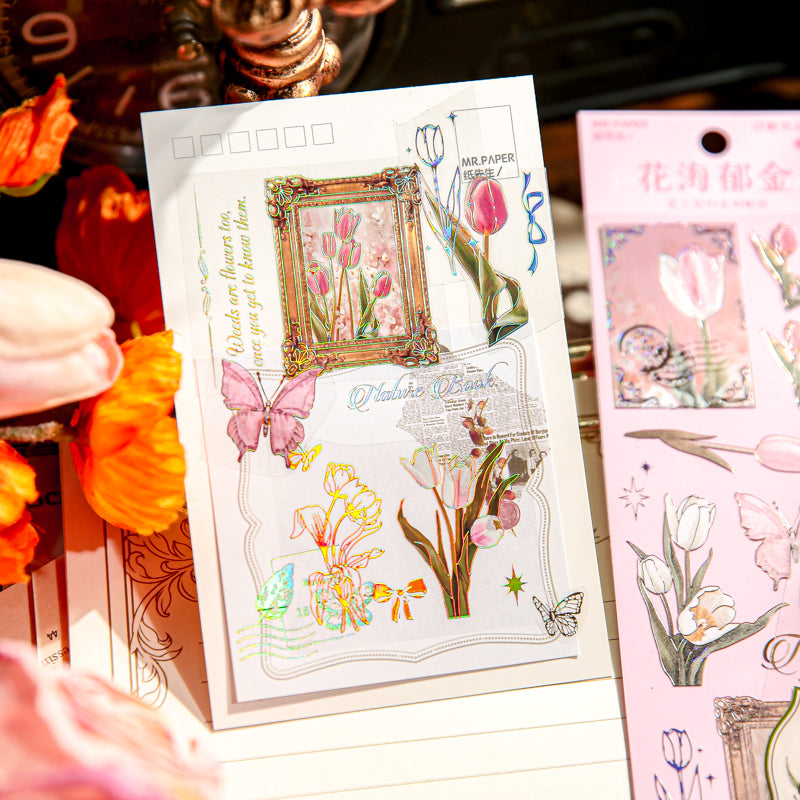 The Contract of Flowers Sticker