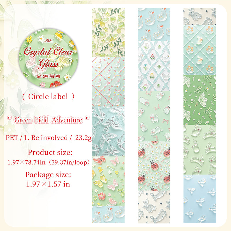 Crystal Clear Series Fog PET Tape