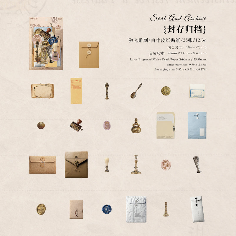 Antique Exhibition Room Series Sticker