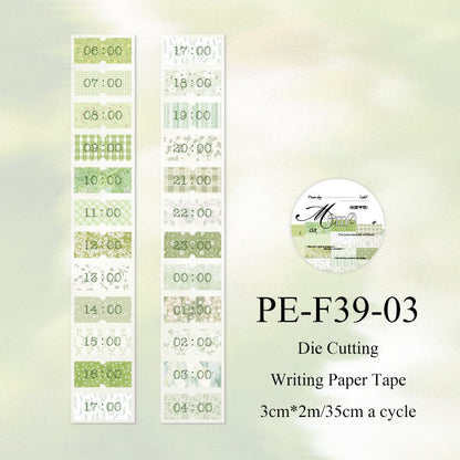 Picnic Day Memorandum Series Die Cutting Writing Paper Tape