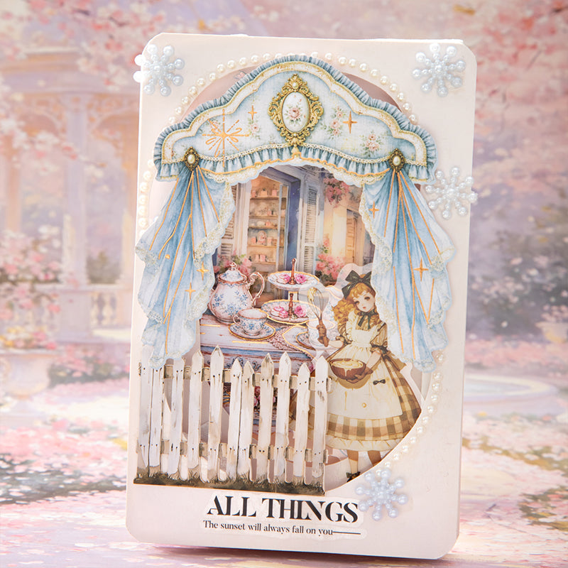 Rococo Vintage Series Sticker featuring vintage designs for journaling, scrapbooking and collage