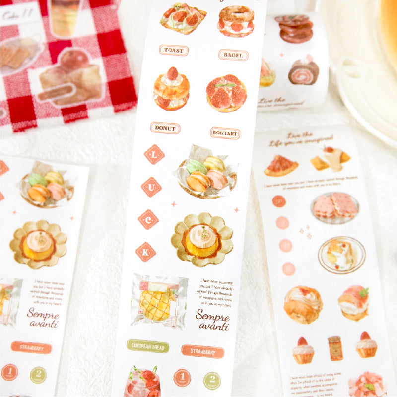 Weekend Coffee Club Series Die Cutting Washi Tape for journaling, scrapbooking and collage