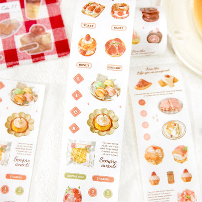 Weekend Coffee Club Series Die Cutting Washi Tape for journaling, scrapbooking and collage