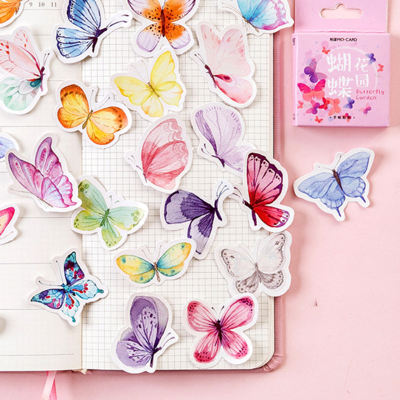 Butterfly Garden Sticker