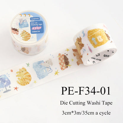 Washi Tape pour découpage de la série Wonderful Coloring Fun