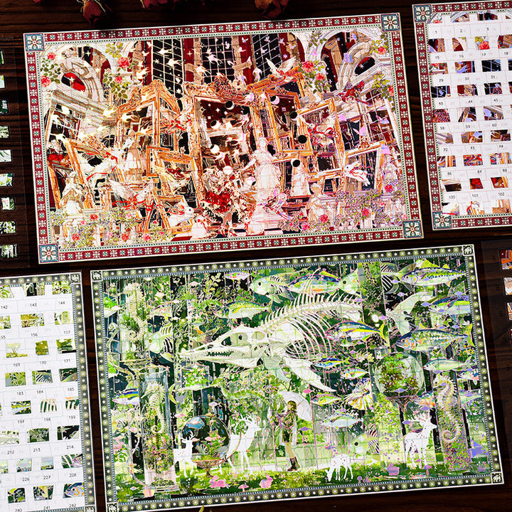 Worldly Natural History Series 3D Sticker for journaling, scrapbooking and collage