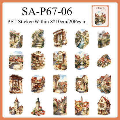 Small Town Travelogue Series Sticker