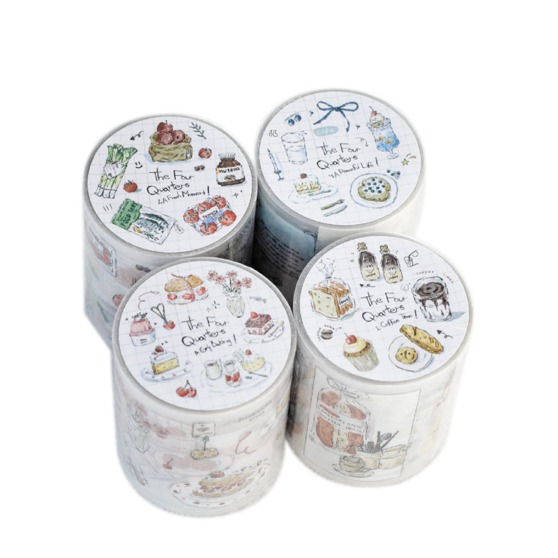 Four Seasons Day Series Die Cutting Fog PET Tape