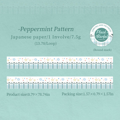 Star Grid Pattern Series Washi Tape