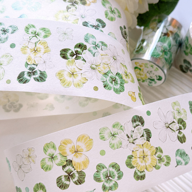 5.5cm*100cm Searching for luck Die Cutting Washi/PET Tape featuring sea designs for journaling, scrapbooking and collage