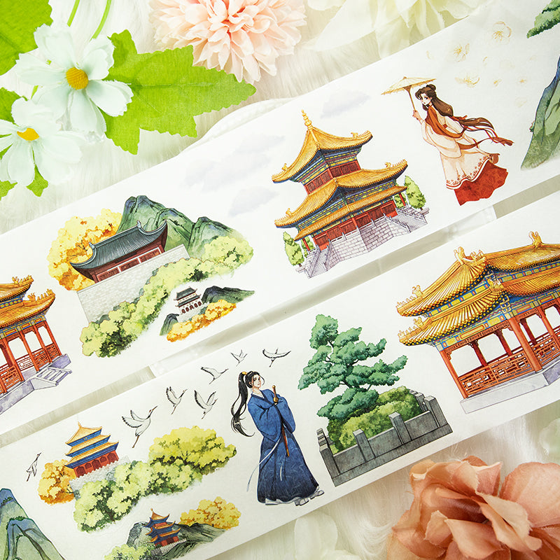 Spring Rhythms Die Cutting Washi Tape featuring spring designs for journaling, scrapbooking and collage