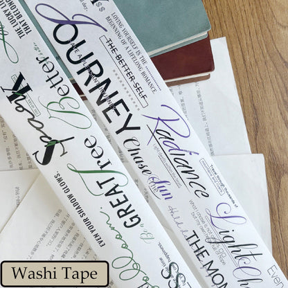 5.5cm*250cm Carry dreams Die Cutting Washi/PET Tape