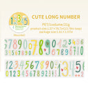 Variety Number Series Die Cutting PET Tape