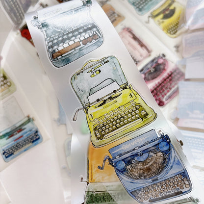 Whole Roll 5.5cm*5m Da Da Die Cutting Washi/PET/Fog PET Tape