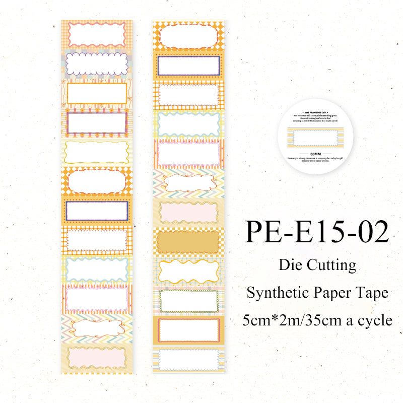 Notes from Salt Island Die Cutting Synthetic Paper Tape
